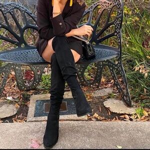 Black Over-the-Knee Women's Boots